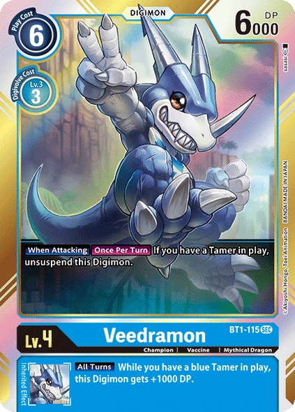 BT01-115 SEC Veedramon (Secret Rare)