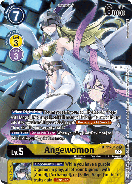 BT11-042 R, Angewomon (Alternate Art)
