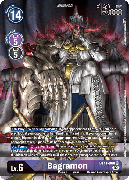 BT11-088 SR, Bagramon (Alternate Art)
