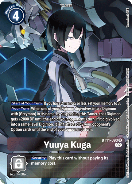 BT11-093 R, Yuuya Kuga (Alternate Art)