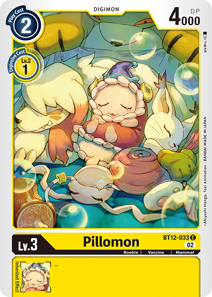 BT12-033, C, Pillomon