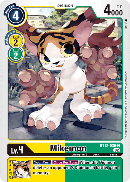 BT12-036, C, Mikemon