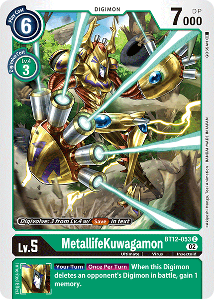 BT12-053, C, MetallifeKuwagamon