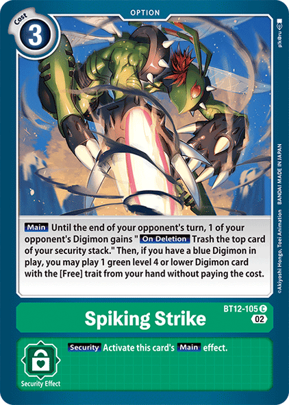 BT12-105, C, Spiking Strike