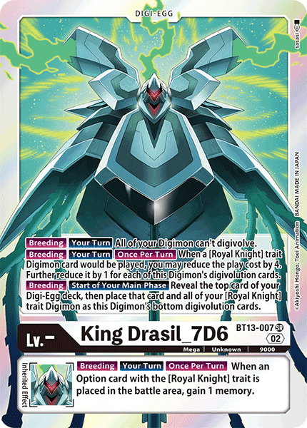 BT13-007 SR, King Drasil_7D6
