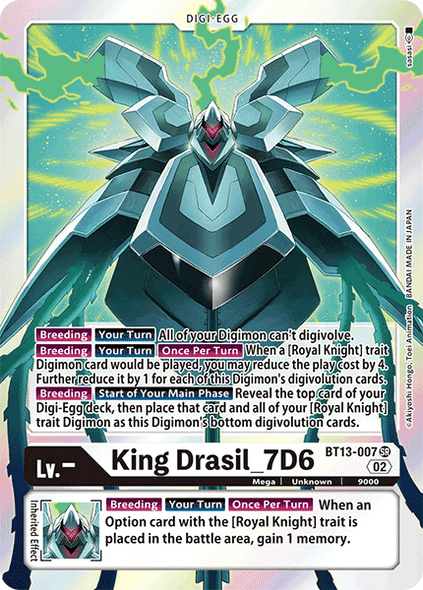 BT13-007 SR, King Drasil_7D6