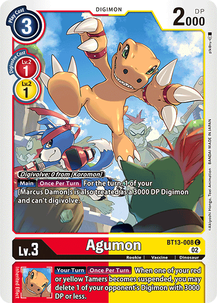 BT13-008 C, Agumon