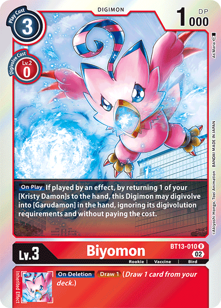 BT13-010 R, Biyomon