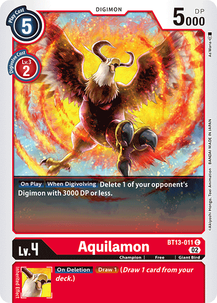 BT13-011 C, Aquilamon