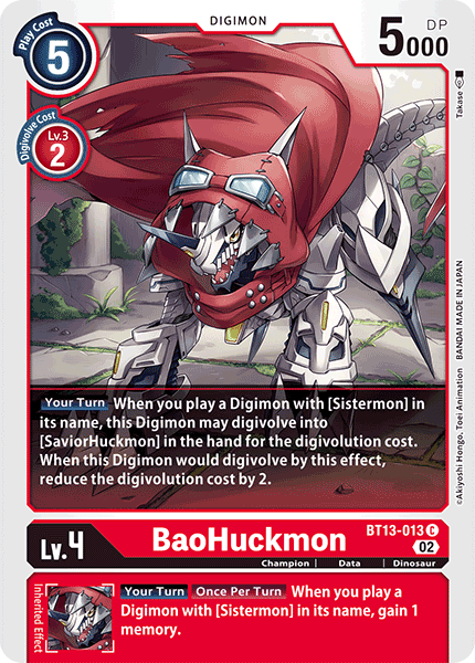 BT13-013 C, BaoHuckmon