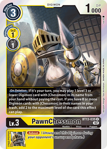 BT13-035 R, PawnChessmon - BT13-035