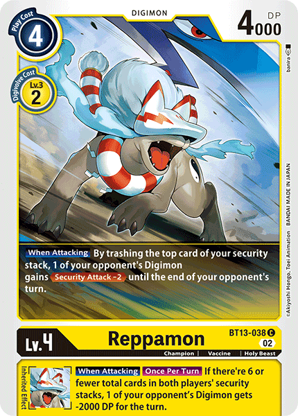 BT13-038 C, Reppamon