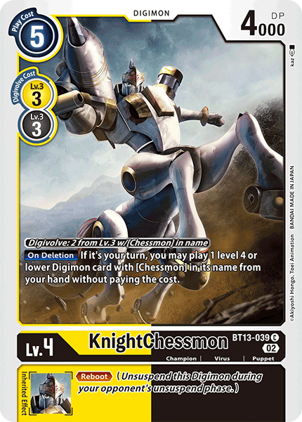 BT13-039 C, KnightChessmon BT13-039