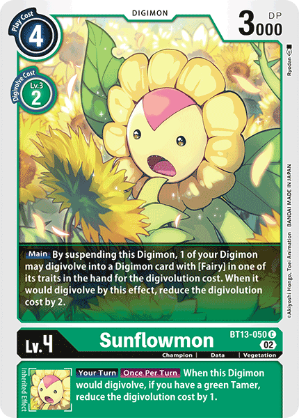 BT13-050 C, Sunflowmon