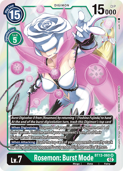 BT13-060 SR, Rosemon: Burst Mode