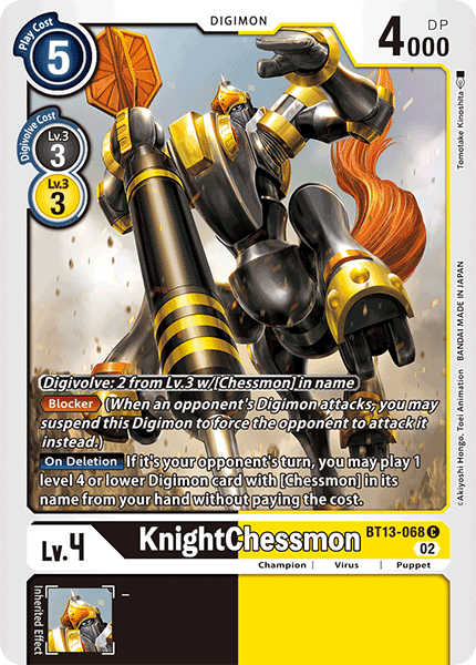 BT13-068 C, KnightChessmon BT13-068