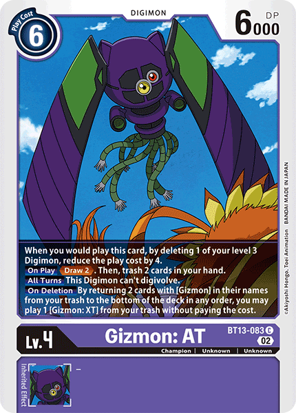 BT13-083 C, Gizmon: AT