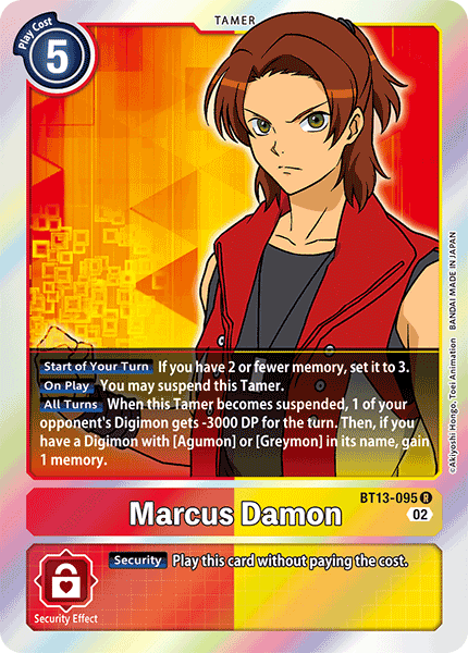 BT13-095 R, Marcus Damon