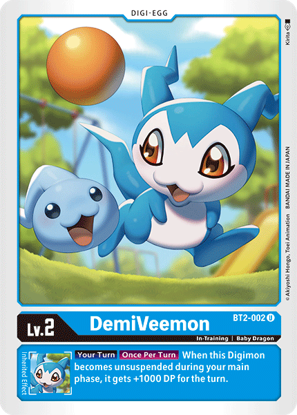 BT02-002 U DemiVeemon - BT2-002