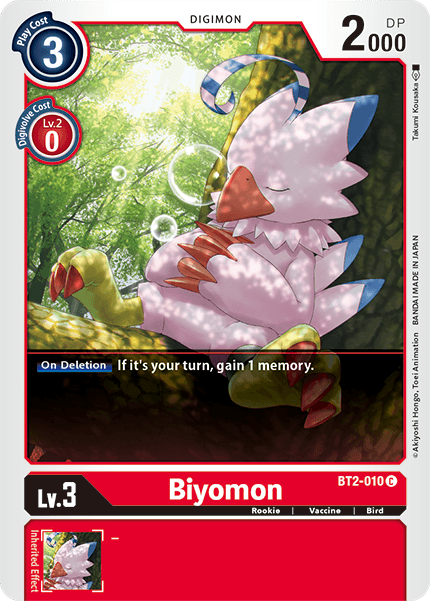 BT02-010 C Biyomon - BT2-010