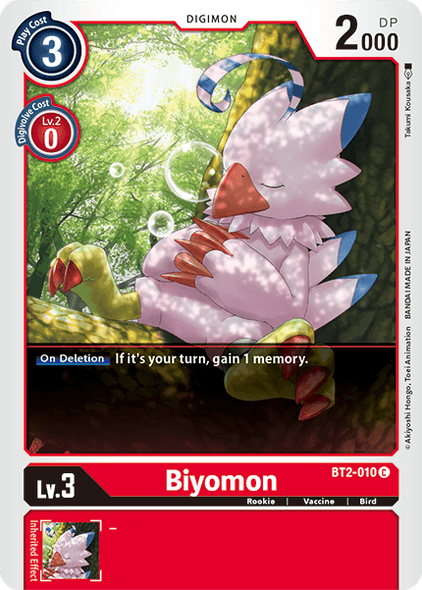 BT02-010 C Biyomon - BT2-010