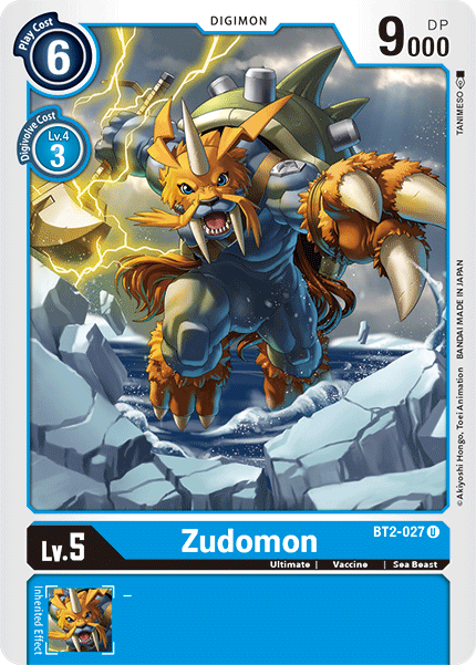BT02-027 U Zudomon - BT2-027