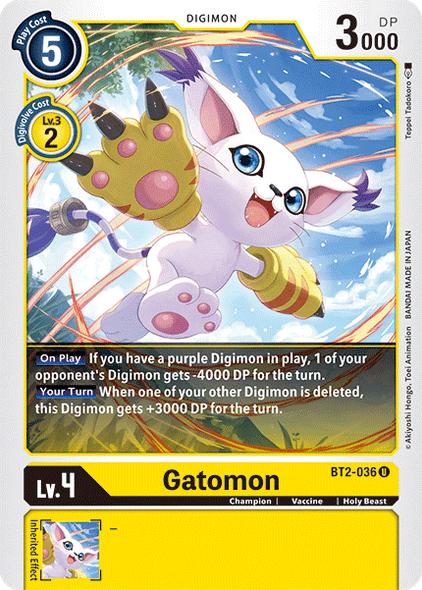 BT02-036 U Gatomon - BT2-036