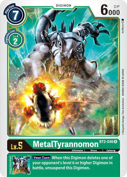 BT02-046 R MetalTyrannomon - BT2-046