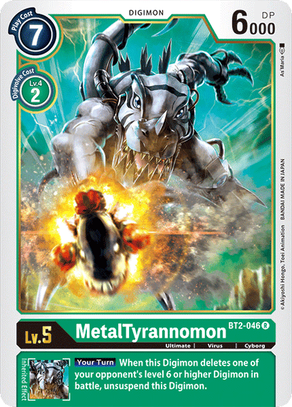 BT02-046 R MetalTyrannomon - BT2-046