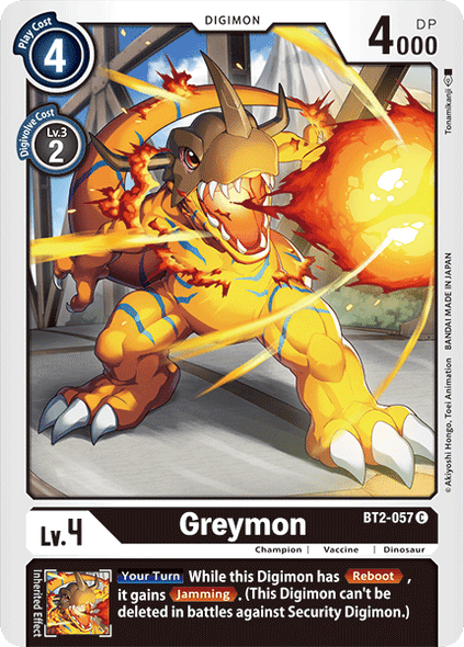 BT02-057 C Greymon - BT2-057