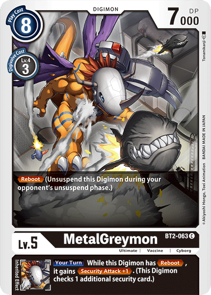 BT02-063 C MetalGreymon - BT2-063