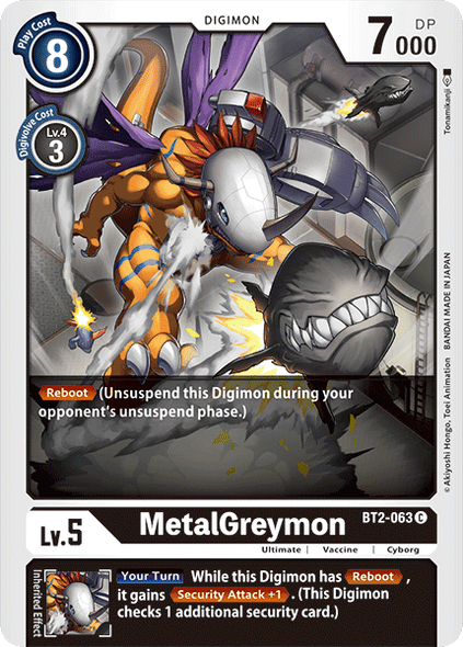BT02-063 C MetalGreymon - BT2-063