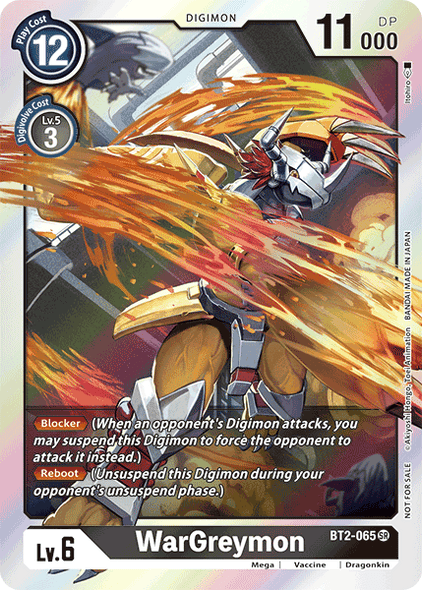 BT02-065 WarGreymon (Collection Version Box Topper)