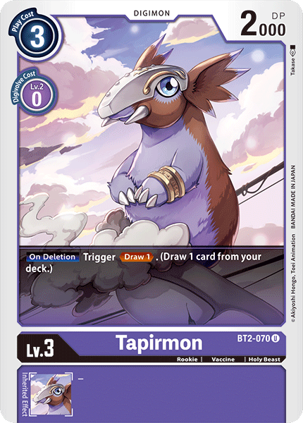 BT02-070 U Tapirmon
