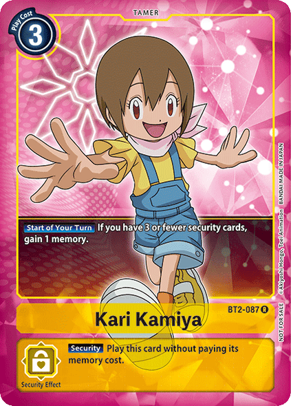 BT02-087 R Kari Kamiya (Box Topper)