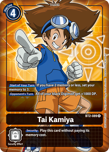 BT02-089 R Tai Kamiya - BT2-089 (Box Topper)