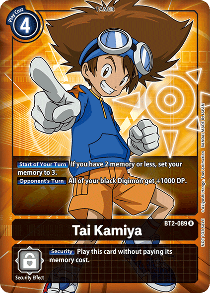 BT02-089 R Tai Kamiya - BT2-089 (Box Topper)