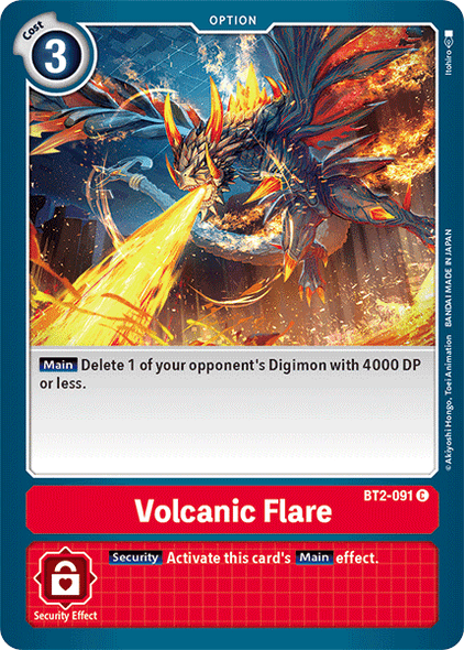BT02-091 C Volcanic Flare