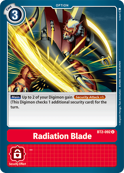 BT02-092 U Radiation Blade