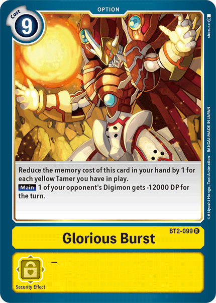 BT02-099 R Glorious Burst