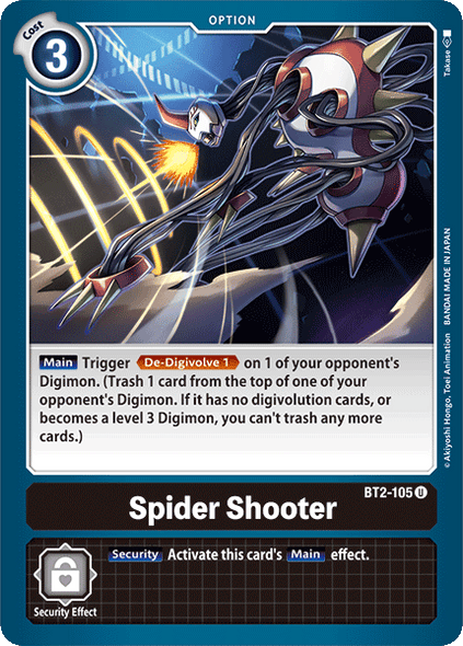 BT02-105 U Spider Shooter