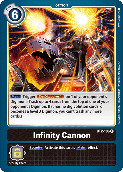 BT02-106 R Infinity Cannon