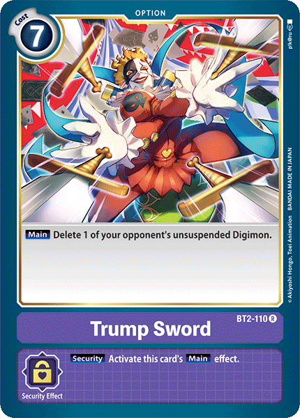 BT02-110 R Trump Sword