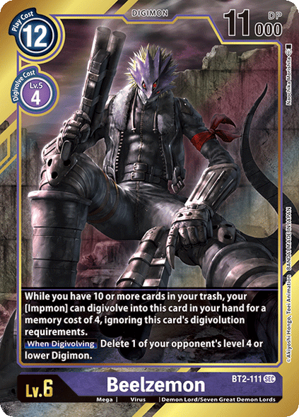 BT02-111 SEC Beelzemon (Alternate Art)