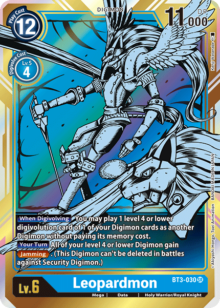 BT03-030 SR Leopardmon (Alternate Art)