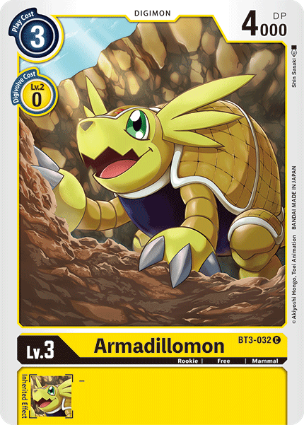 BT03-032 C Armadillomon - BT3-032