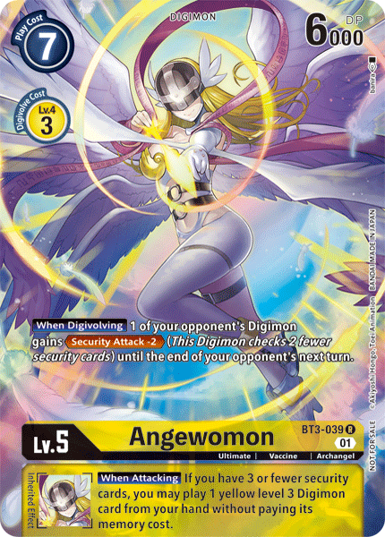 BT3-039 R Angewomon (1-Year Anniversary Box Topper Reprint)