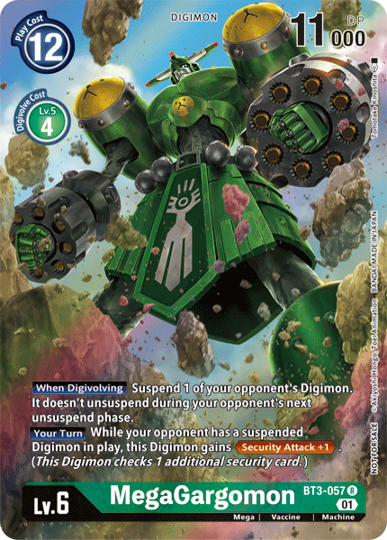 BT03-057 R MegaGargomon (1-Year Anniversary Box Topper Reprint)