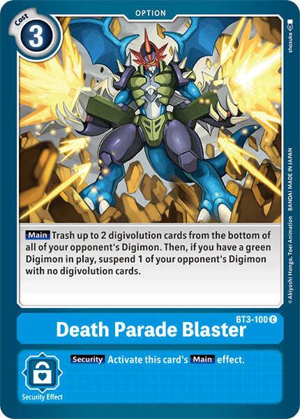 BT03-100 C Death Parade Blaster