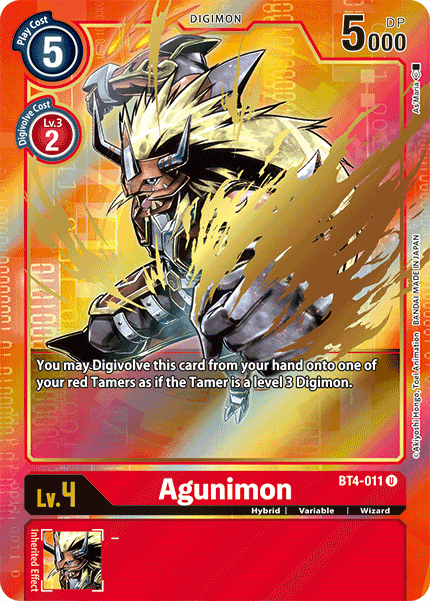 BT04-011 U Agunimon (Alternate Art)